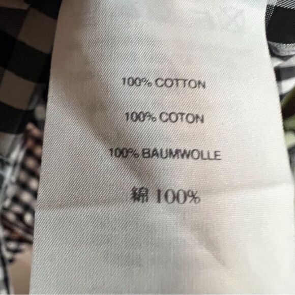 Women’s Madewell Checkered Sleeveless Gingham Tie Back Mini‎ Dress Size XXS - Picture 6 of 8